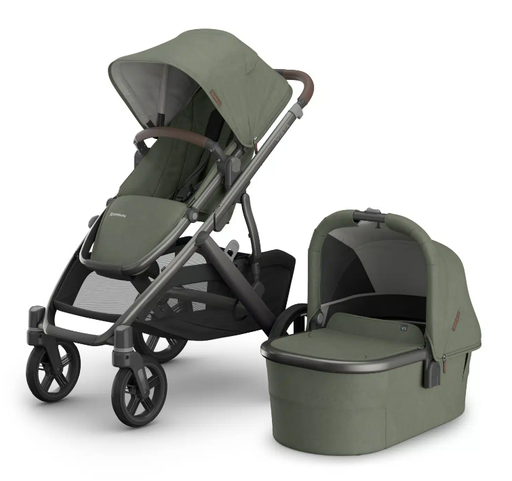 [581690] Uppababy | Wandelwagen Vista V3 incl. Draagmand Evelyn Meadow Green