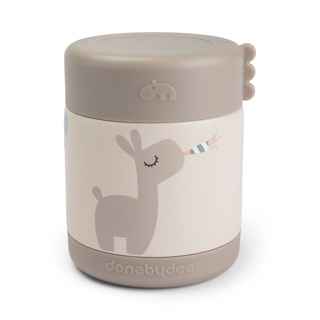 [581714] Done by Deer | Thermos Celebration Food Jar Sand 300ml