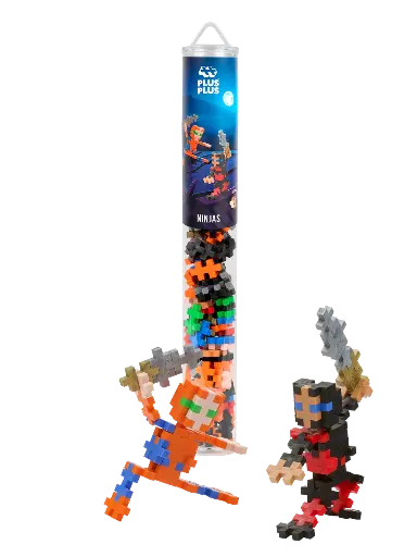 [581757] Plus-Plus | Educatief Speelgoed Ninja's Bouwstukjes 100-delig