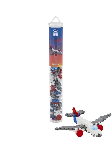 [581818] Plus-Plus | Educatief Speelgoed Vliegtuig Bouwstukjes 100-delig