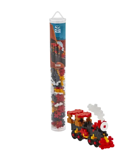 [581819] Plus-Plus | Educatief Speelgoed Trein Bouwstukjes 100-delig