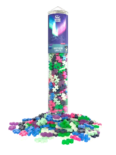 [581823] PlusPlus | Educatief Speelgoed Northern Lights Bouwstukjes Glow in the Dark 240-delig