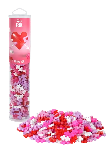 [581825] Plus-Plus | Educatief Speelgoed I Love You Bouwstukjes 240-delig
