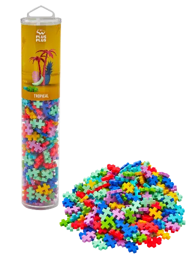 [581830] PlusPlus | Educatief Speelgoed Tropical Bouwstukjes 240-delig