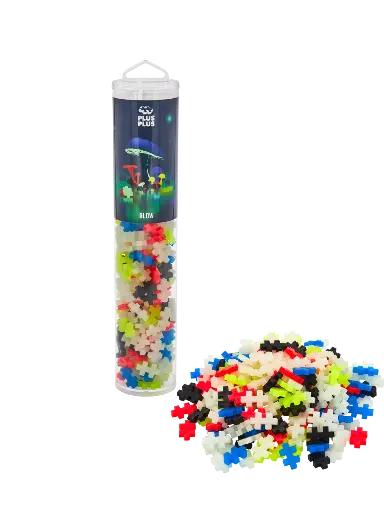 [581833] Plus-Plus | Educatief Speelgoed Glow Bouwstukjes Glow in the Dark 240-delig