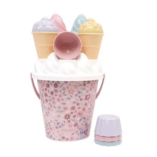 [582105] Little Dutch | Strandspeelgoed Dreamy Mermaid IJsjes Emmerset 14-delig