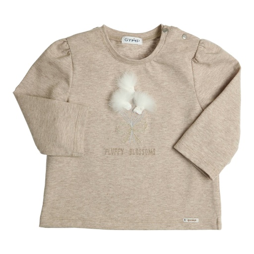 Gymp | T-shirt Girls Aerodoux Longsleeve Beige
