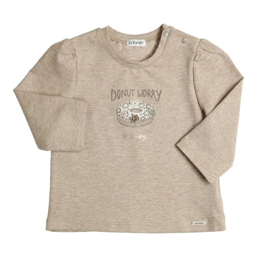 Gymp | T-shirt Girls Aerodoux Longsleeve Beige