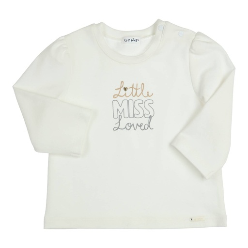 Gymp | T-shirt Girls Aerodoux Longsleeve Off White/Grey