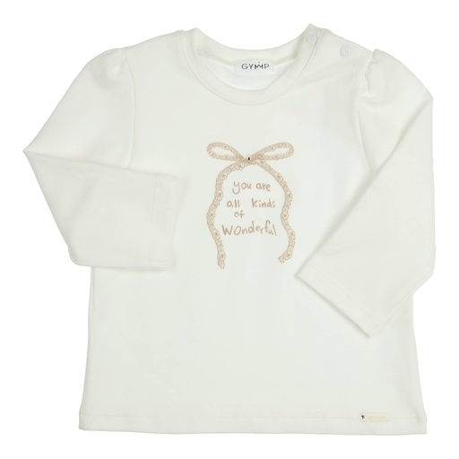 Gymp | T-shirt Girls Aerodoux Longsleeve Off White/Beige