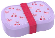 [582633] Lunch Buddies | Brooddoos Cherry Paars 185x185x68mm