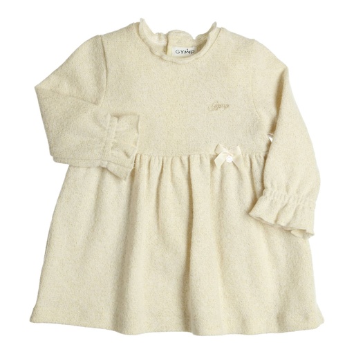 Gymp | Jurk Girls Lucia Ecru/Gold