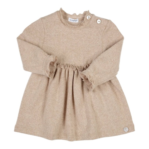 Gymp | Jurk Girls Lucia Beige