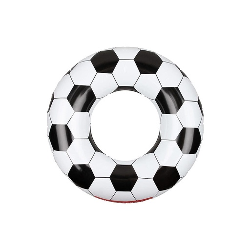 [583010] Swim Essentials | Zwemband Football Zwart/Wit Ø90cm