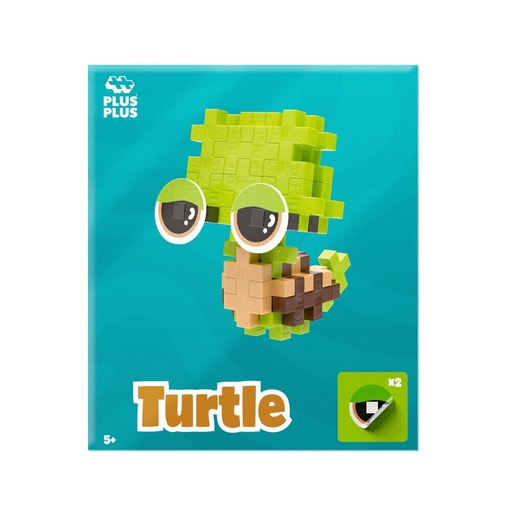 [583074] Plus-Plus | Educatief Speelgoed Pet Packet Bouwstukjes Tired Turtle