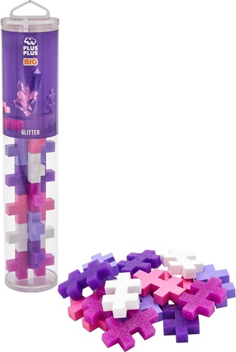 [583084] Plus-Plus | Educatief Speelgoed Big Bouwstukjes Glitter 15-delig