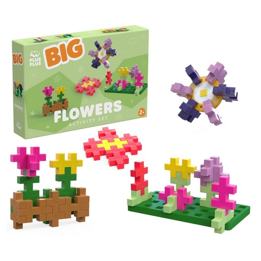 [583096] Plus-Plus | Educatief Speelgoed Big Activity Bouwstukjes Flowers 