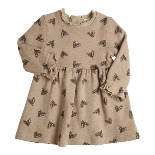 Gymp | Jurk Girls Isabella Beige/Brown