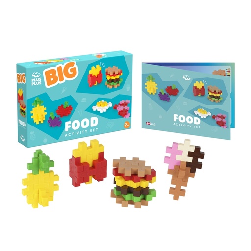 [583189] Plus-Plus | Educatief Speelgoed Big Activity Bouwstukjes Food