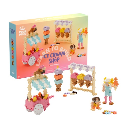 [583289] Plus-Plus | Educatief Speelgoed Learn to Build Ice Cream Shop 