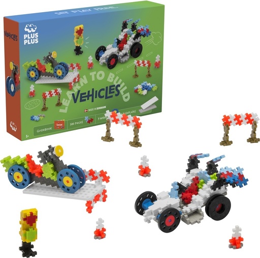 [583293] Plus-Plus | Educatief Speelgoed Learn to Build Voertuigen