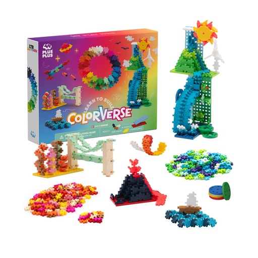 [583295] Plus-Plus | Educatief Speelgoed Learn to Build Colorverse Super Set 