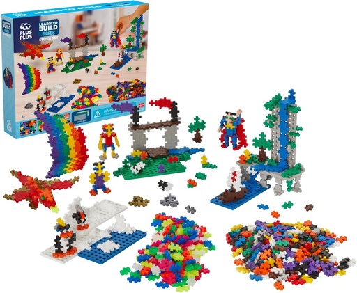 [583296] Plus-Plus | Educatief Speelgoed Learn to Build Basic 1200-delig 