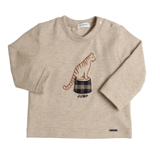 Gymp | T-shirt Boys Aerochine Longsleeve Beige
