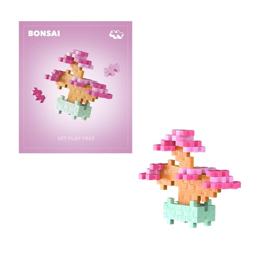 [583311] Plus-Plus | Educatief Speelgoed Plant Packs Pink Bonsai