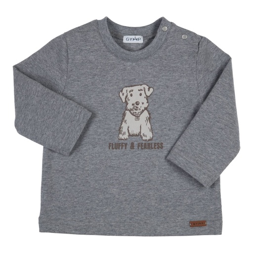Gymp | T-shirt Boys Aerochine Longsleeve Grey Melange