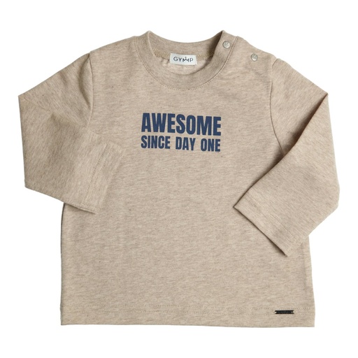 Gymp | T-shirt Boys Aerochine Longsleeve Beige
