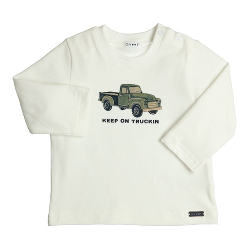 Gymp | T-shirt Boys Aerodoux Longsleeve Off White