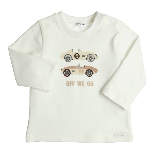 Gymp | T-shirt Boys Aerodoux Longsleeve Off White