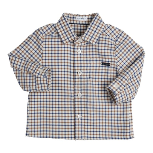 Gymp | Hemd Boys Igor Blue/Beige