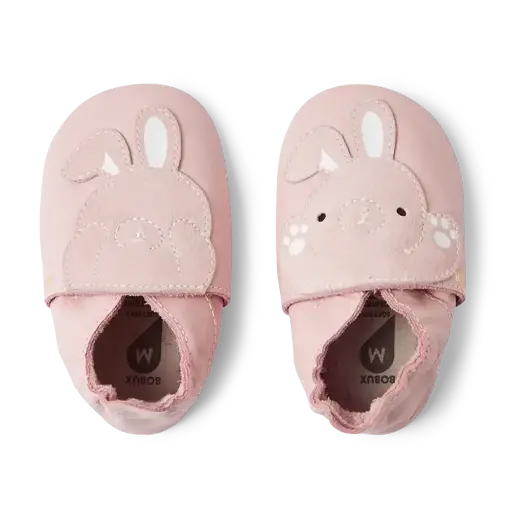Bobux | Schoenen Soft Soles Peek A Boo Bunny Ballet Pink 