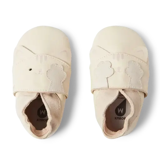 Bobux | Schoenen Soft Soles Peek A Boo Kitty White Swan 