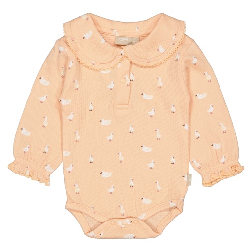 QPI | Body Girls Ona Longsleeve AOP Animal Salmon
