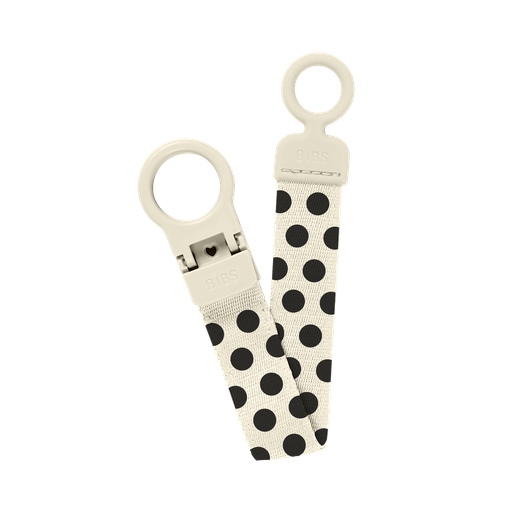 [584555] Bibs | Fopspeenketting Studio Polka Black