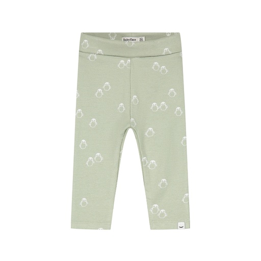 Babyface | Legging Uni AOP Pinguïn Pistachio