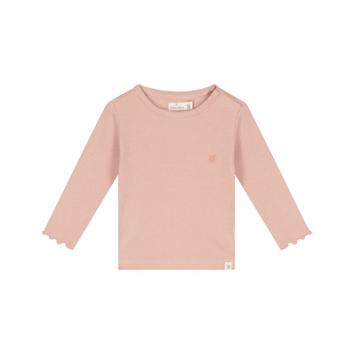 A Tiny Story | T-shirt Girls Longsleeve Old Pink