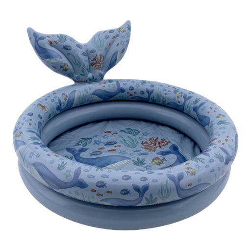 [584976] Little Dutch | Zwembad Ocean World met Staart Blauw 80cm