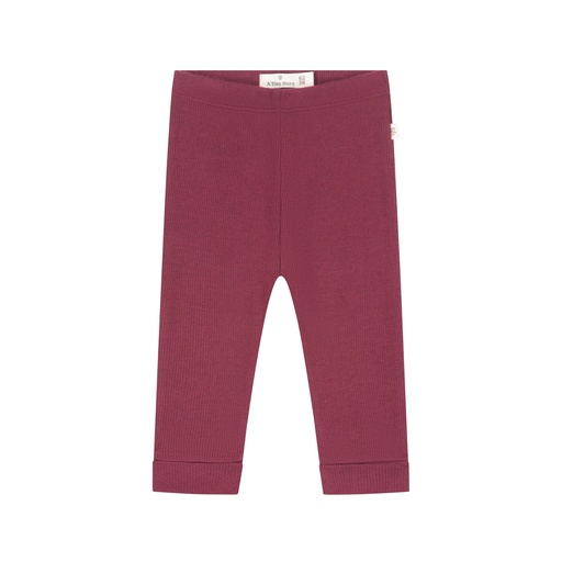 A Tiny Story | Legging Girls Dark Red