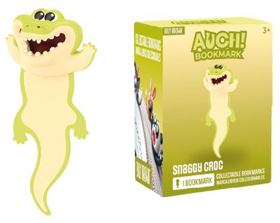 [585152] Auch! Bookmarks | Bladwijzer Billy Brown Wilde Dieren Snaggy Croc