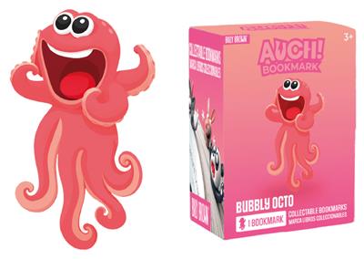 [585154] Auch! Bookmarks | Bladwijzer Billy Brown Zeedieren Bubbly Octo
