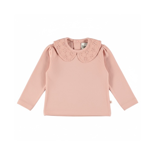 Dirkje | T-shirt Girls Blossom Breeze Longsleeve Misty Rose