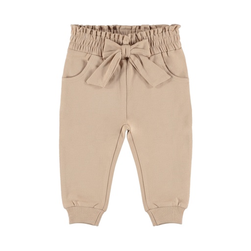 Dirkje | Broek Girls Rosy Dots Light Taupe