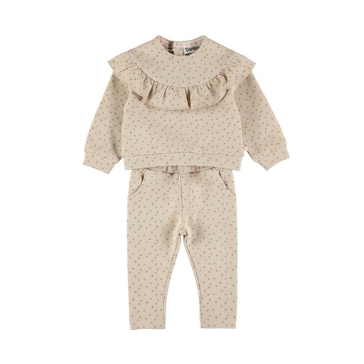 Dirkje | Outfit Girls Rosy Dots Castle Wall 2-delig