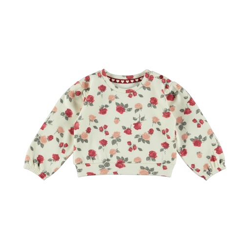 Dirkje | Sweater Girls Amour & Love Paws Antique White