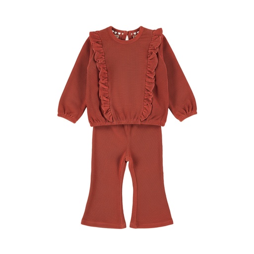 Dirkje | Outfit Girls Amour & Love Paws Rosewood 2-delig