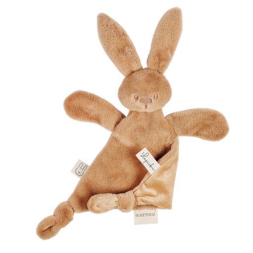 [585894] Nattou | Knuffeldoek Bunny Driehoek Bruin